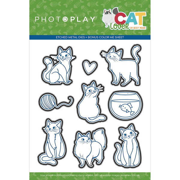 Photoplay Paper - Cat Lover - Die set