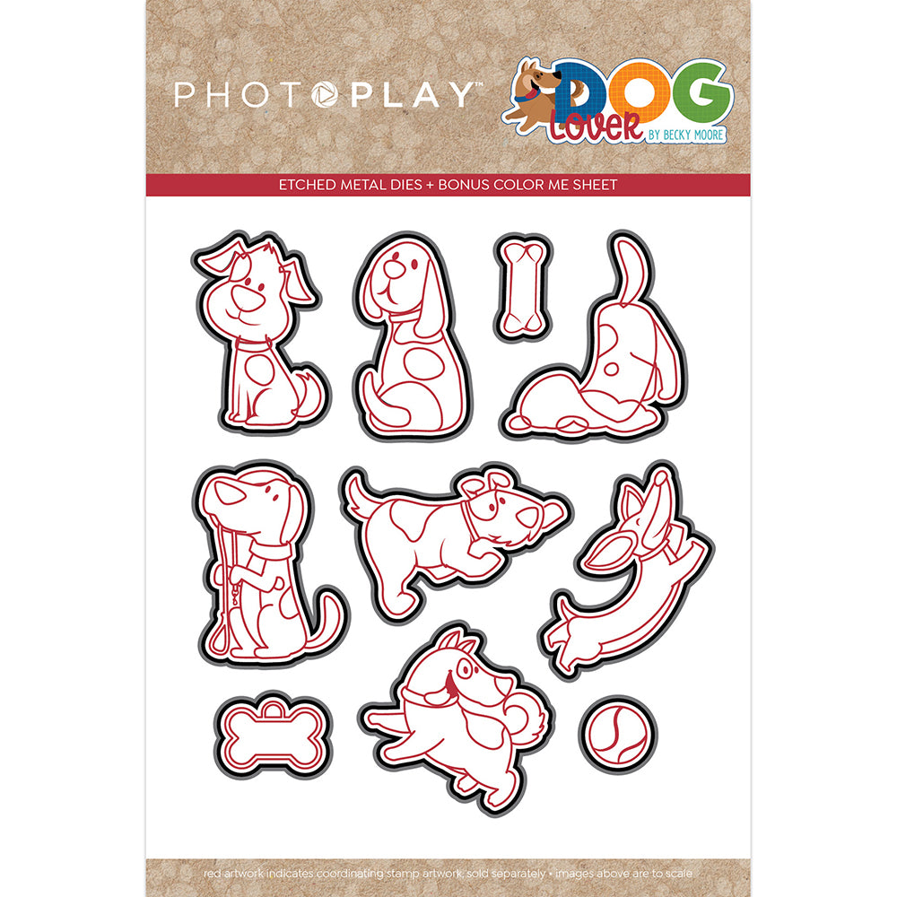 Photoplay Paper - Dog Lover - Die set