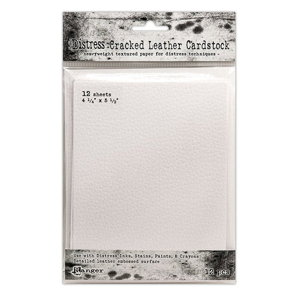 Ranger - Tim Holtz - Distress Cracked Leather Cardstock 4.25 x 5.5