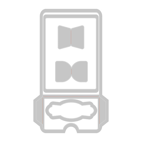 Sizzix - Thinlits - Library Pocket ATC Card & Tabs die set