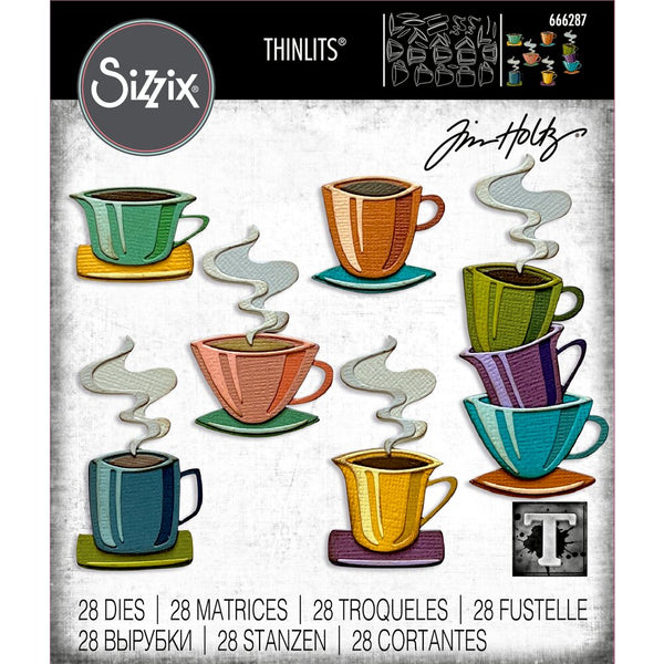 Sizzix - Tim Holtz - Papercut Cafe die set
