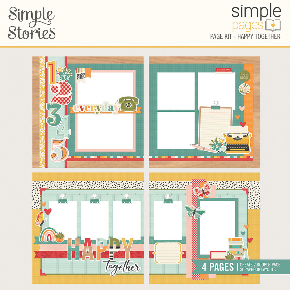 Simple Stories - Simple Pages - Happy Together Page Kit