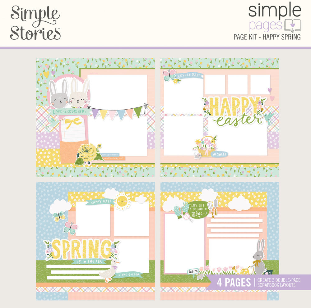 Simple Stories - Simple Pages - Happy Spring Page Kit