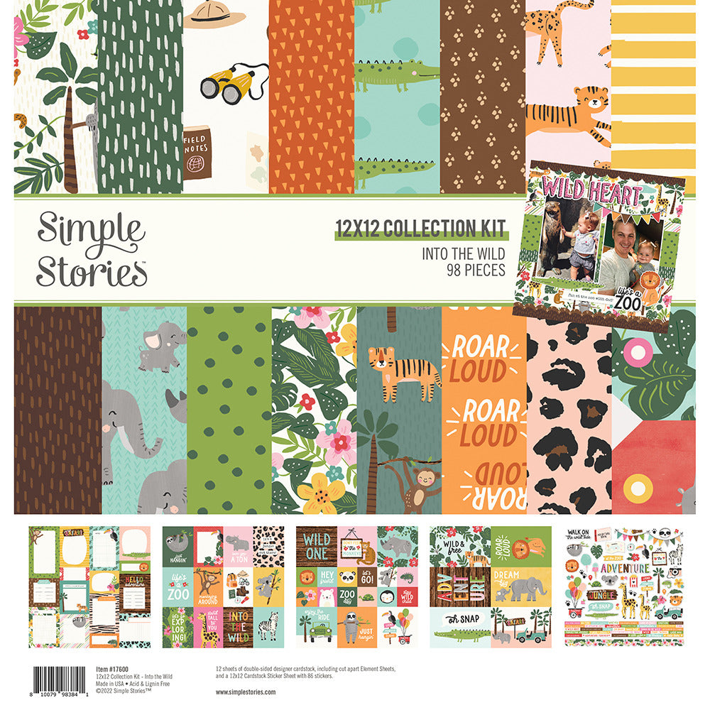 Simple Stories - Into the Wild - 12 x 12 Collection Kit