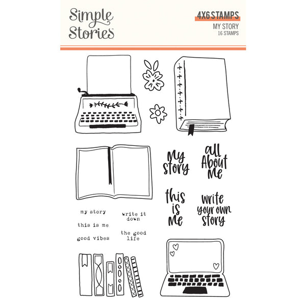 Simple Stories - My Story - Clear Stamp set