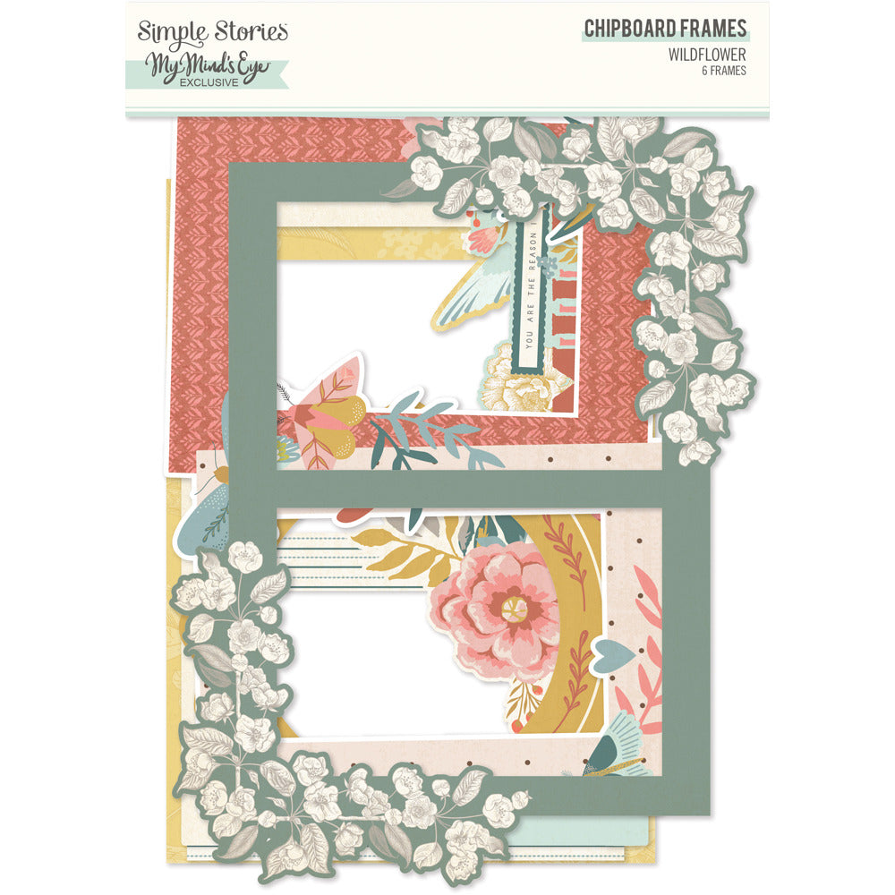 Simple Stories - Wildflower - Chipboard Frames