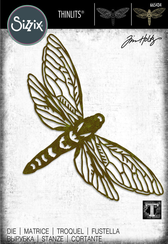 Sizzix - Tim Holtz - Perspective Moth Die