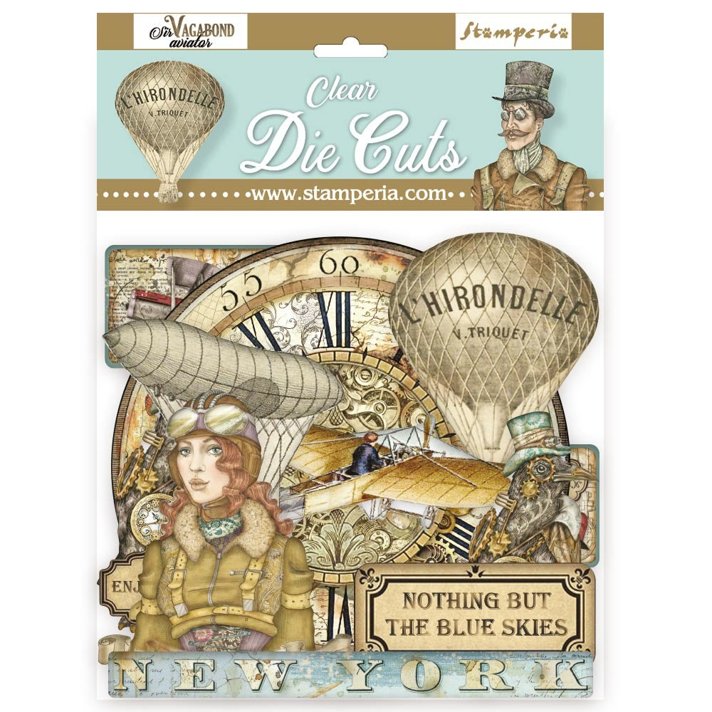 Stamperia - Vagabond Vagabond Aviator - Clear Die Cuts