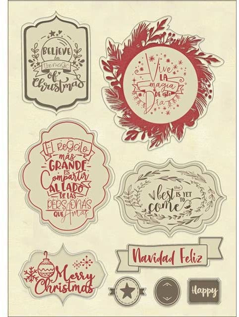 Stamperia - Gratitud - Coloured Wood Frames