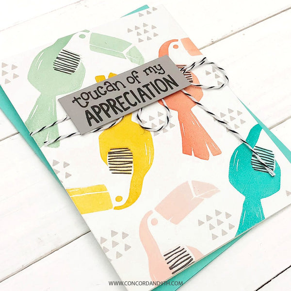 Concord & 9th - Toucan Paradise stamp set