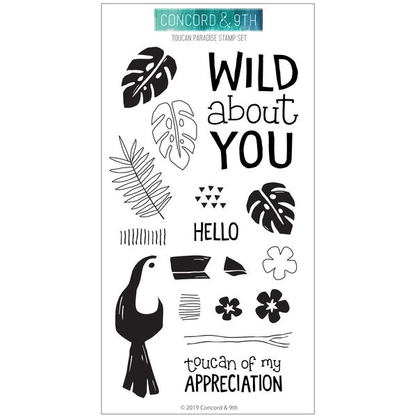 Concord & 9th - Toucan Paradise stamp set