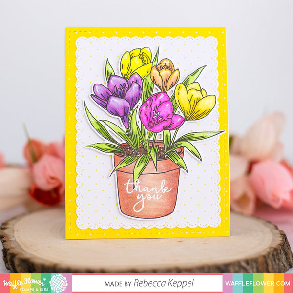 Waffle Flower - A2 Lacy Layers die set