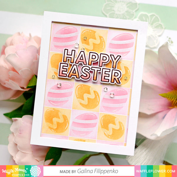 Waffle Flower - Mini Eggs Stencil