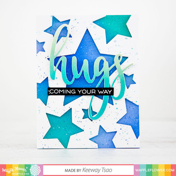 Waffle Flower - Nesting Stars die set