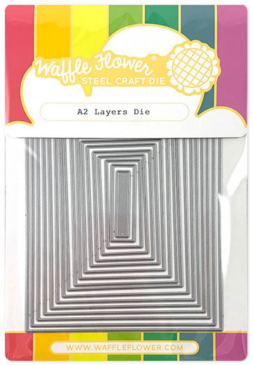 Waffle Flower - A2 Layers die set