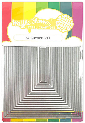 Waffle Flower - A7 Layers die set