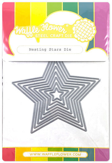 Waffle Flower - Nesting Stars die set