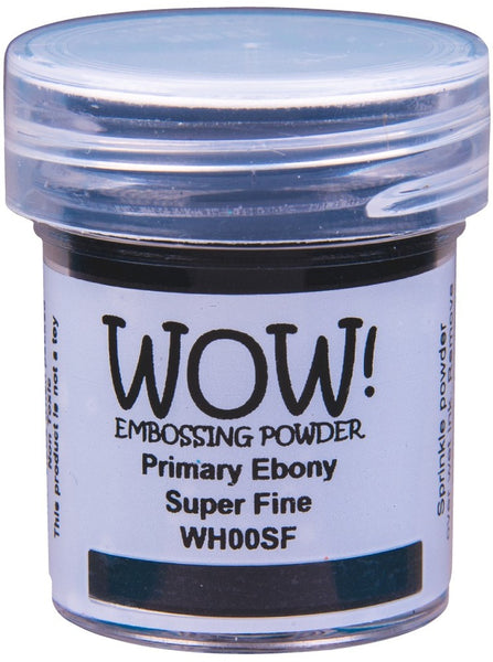 WOW! Embossing Powder - Super Fine - Primary Ebony