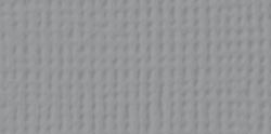 American Crafts - 12x12 Textured Cardstock - Ash