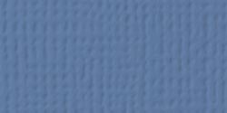 American Crafts - 12x12 Textured Cardstock - Blue Jay