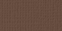 American Crafts - 12x12 Textured Cardstock - Chestnut