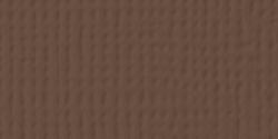 American Crafts - 12x12 Textured Cardstock - Chestnut