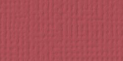 American Crafts - 12x12 Textured Cardstock - Cranberry