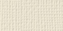 American Crafts - 12x12 Textured Cardstock - Vanilla