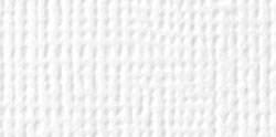 American Crafts - 12x12 Textured Cardstock - White