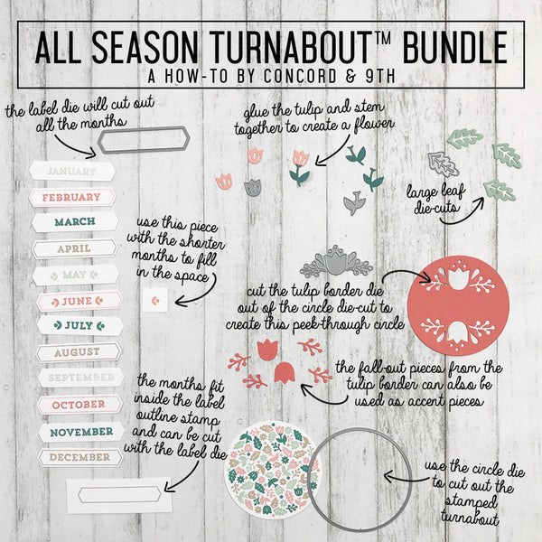 Concord & 9th - All Season die set