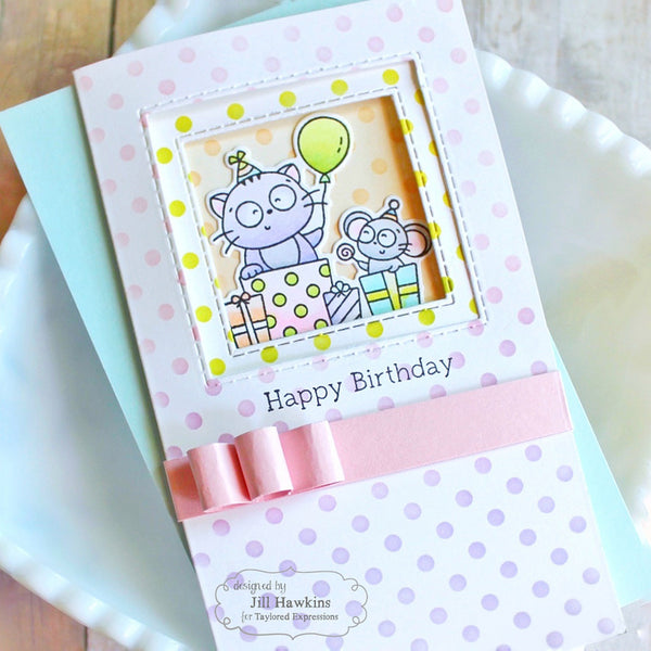 Taylored Expressions - Mini Slim Masking Stencil - On the Dot