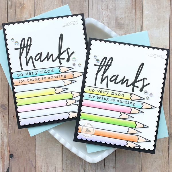 Taylored Expressions - Big Thanks - Cling stamp set