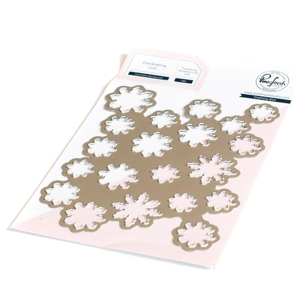 Pinkfresh Studio - Snowflakes Background Die