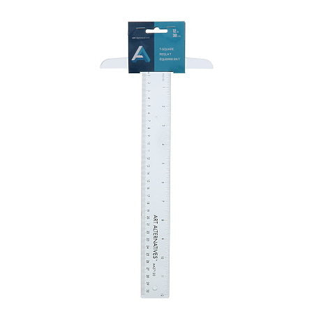 Art Alternatives - Clear Plastic T-Square Ruler 12"