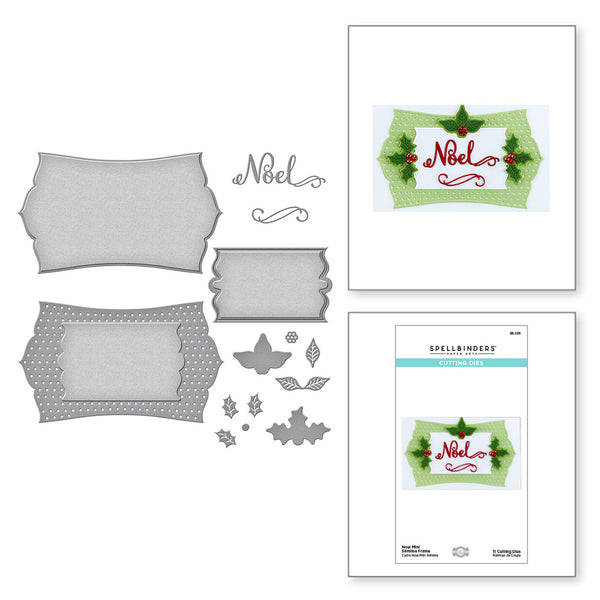 Spellbinders - Noel Mini Slimline Frame Die Set