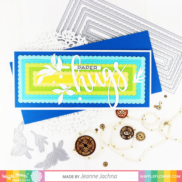 Waffle Flower - Slim Lacy Layers die set