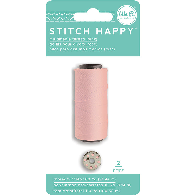 We R Memory Keepers - Stitch Happy - Thread - Pink
