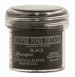 Ranger - Super Fine Detail - Embossing Powder - Black