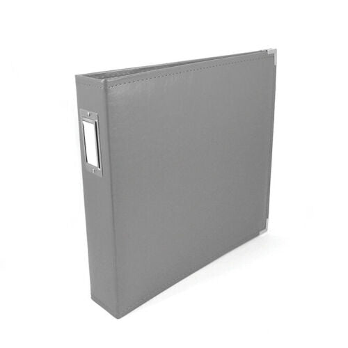 WRMK - Classic Leather D-Ring Album - Charcoal 12"x12"