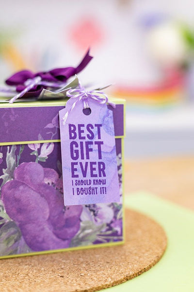 Crafter's Companion - Sentiment Tag - Best Gift Ever clear stamp