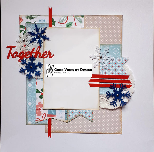 Good Vibes By Design - Winter Blessings - Page Kit
