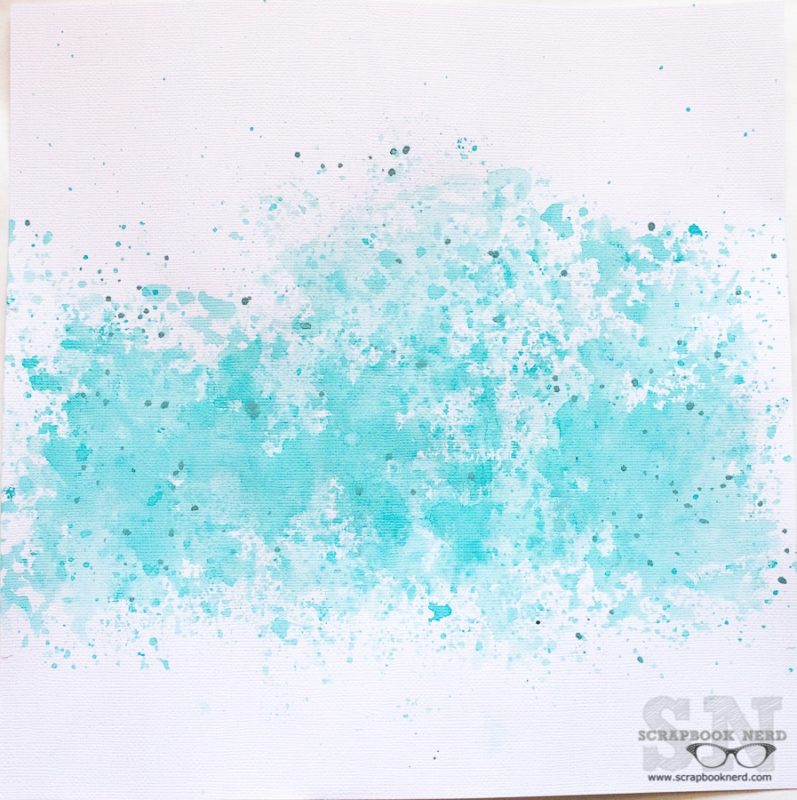 Creating a background with Distress Oxides