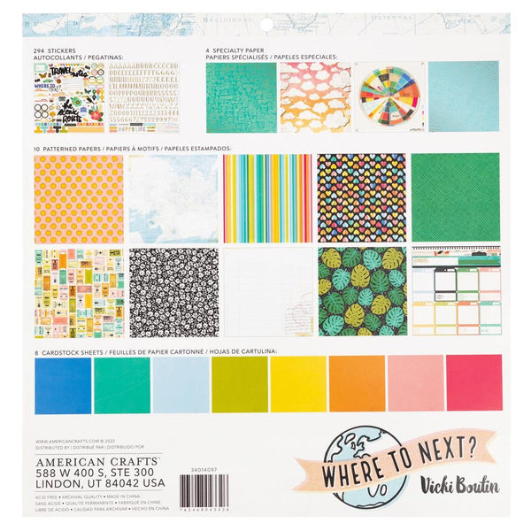 Vicki Boutin - Where to Next - Project Pad 12 x 12