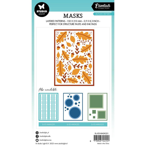 Studio Light - Essentials Collection - Autumn Layered Pattern Stencil