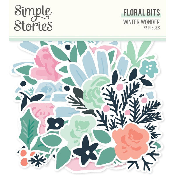Simple Stories - WInter Wonder - Floral Bits