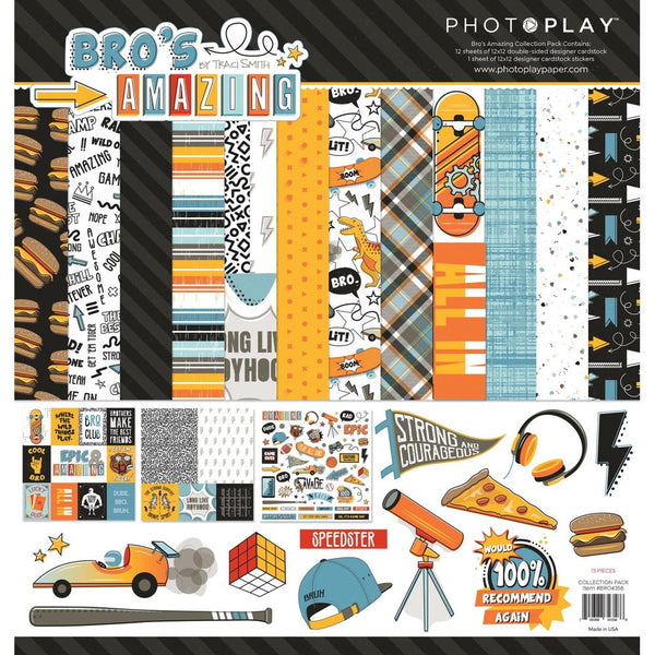 PhotoPlay - Bro's Amazing  - 12 x 12 Collection Pack