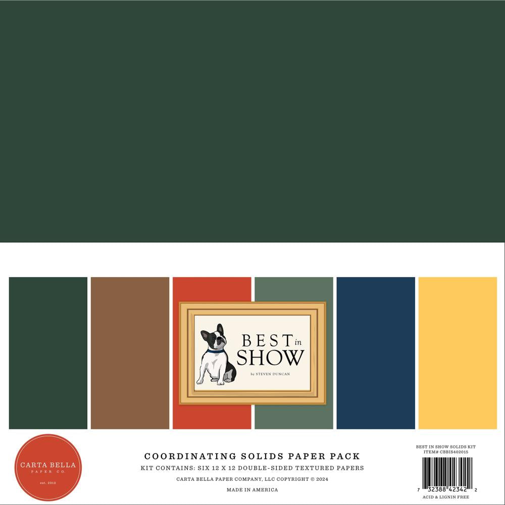 Carta Bella - Best In Show - 12 x 12 Coordinating Solids Pack