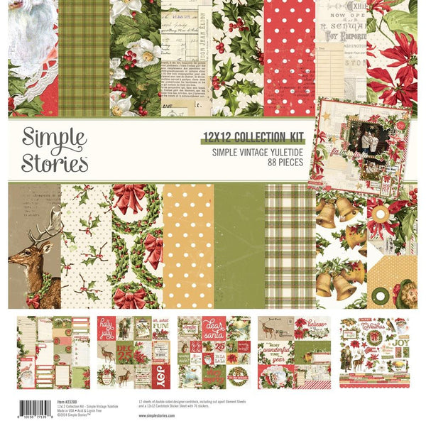 Simple Stories - Simple Vintage Yuletide - 12 x 12 Collection Kit