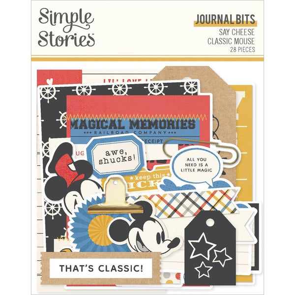 Simple Stories - Say Cheese - Classic Mouse Journal Bits & Pieces