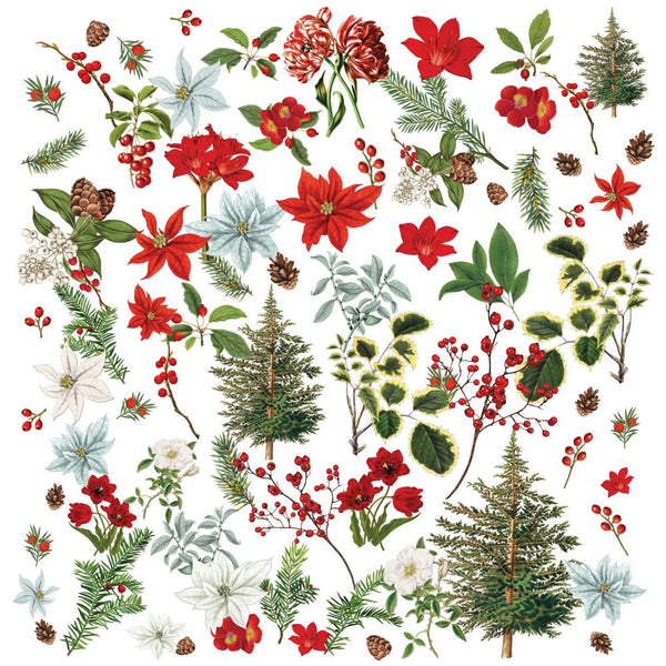 49 & Market - Evergreen Season - Wildflower Laser Cuts